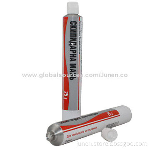Pharmaceutical aluminum tube, various caps are available, GMP workshop